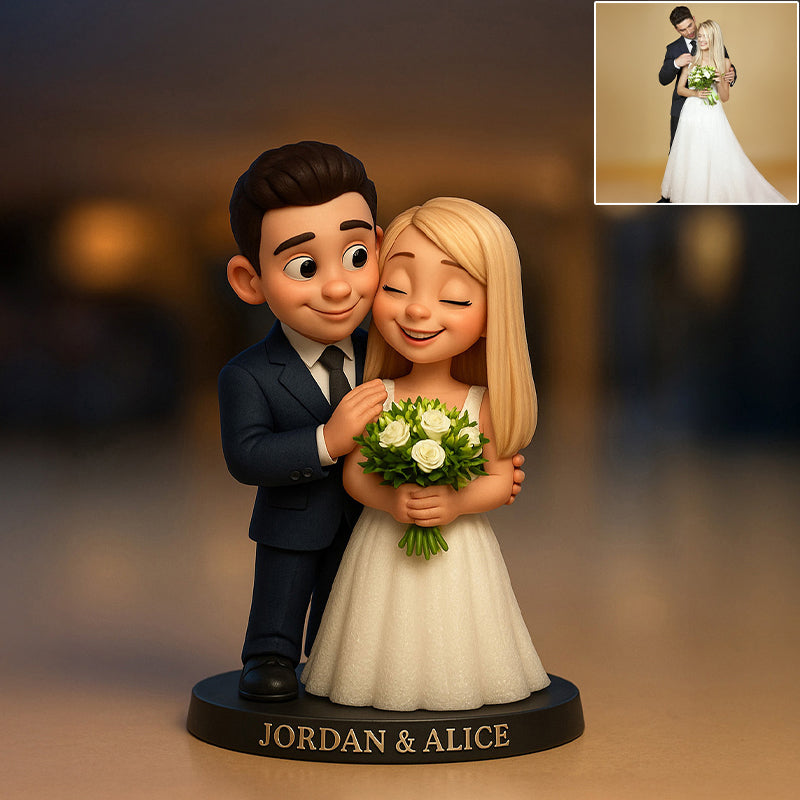 Custom Photo Pixar Cartoon Style Desk Decor