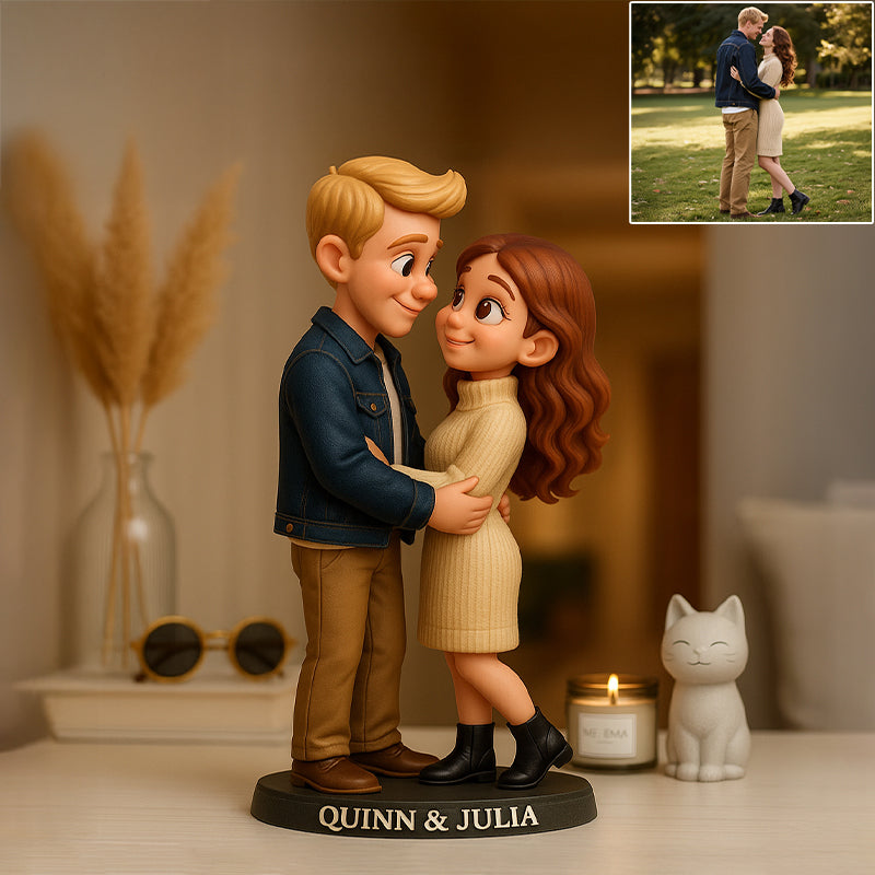 Custom Photo Pixar Cartoon Style Desk Decor