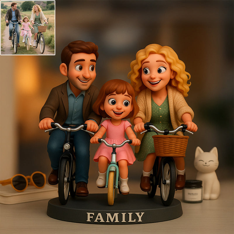 Custom Photo Pixar Cartoon Style Desk Decor