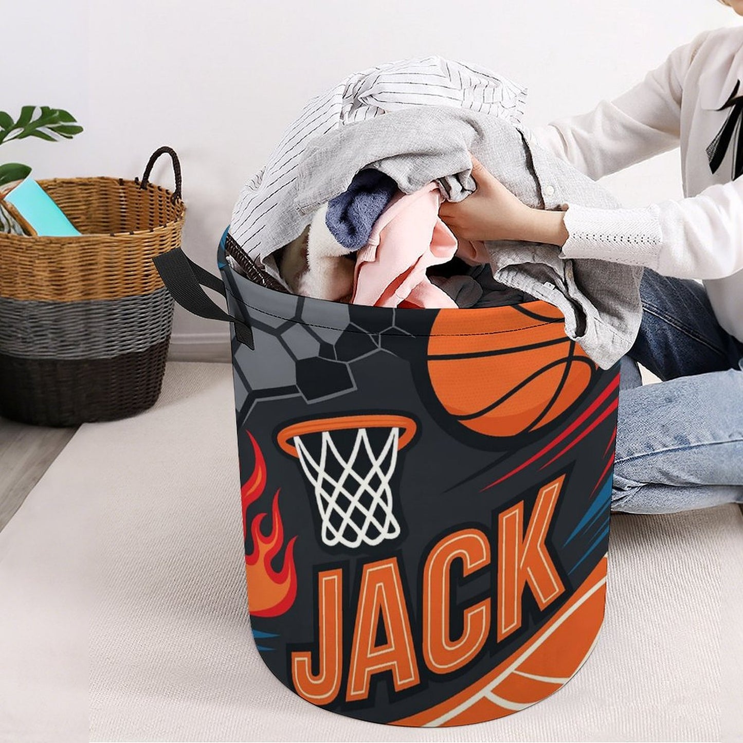 Laundry Basket 740ce54f-1622-45a5-8f98-ece965b19fdb Style 44x35cm