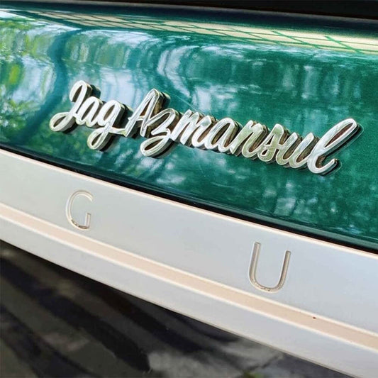 Custom Car Enthusiast Metal Badges