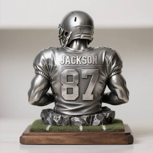 Personalized American Football Player Figurine Decorations
