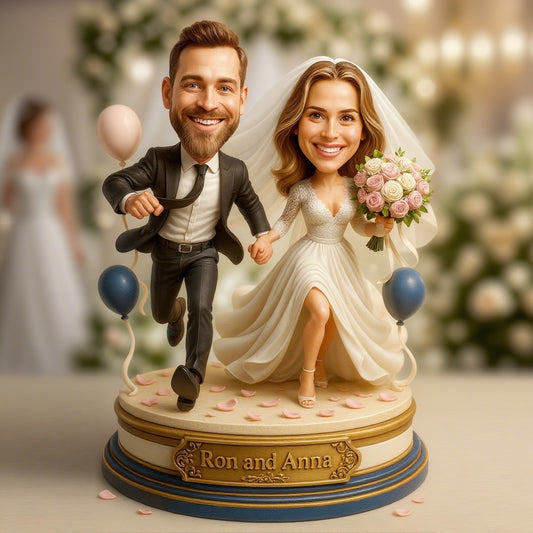Custom Cartoon Portrait Gift for Wedding Couple