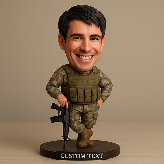 Personalized Soldier Desktop Ornament