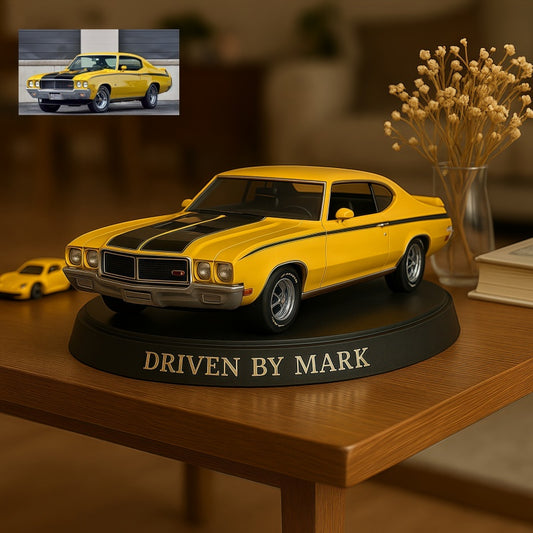 Custom Your Car Photo Decorative Figurine,Car Lover Gift,Car Photo Gift,First Car Gift,Car Gift For Men,Gift For Car Collectors,Car Gift For Husband