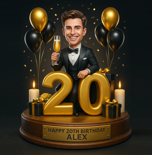 Custom birthday cartoon acrylic standee