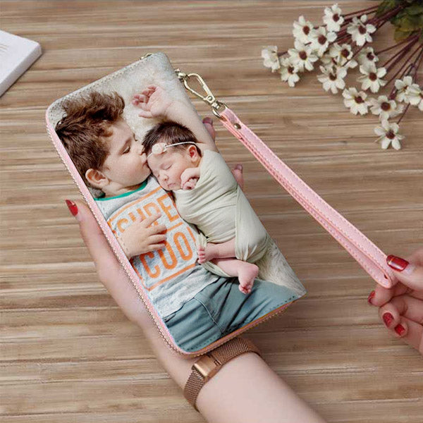 Personalized Photo Genuine Leather Women's Wallet