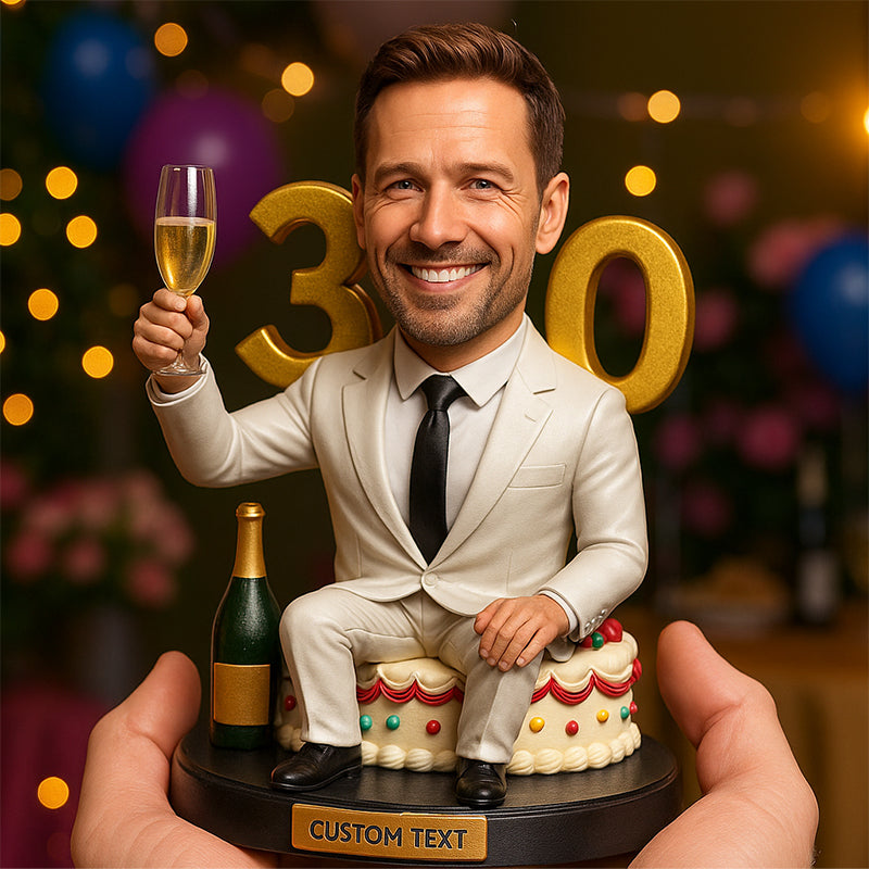 Personalized birthday party cartoon sculpture decoration