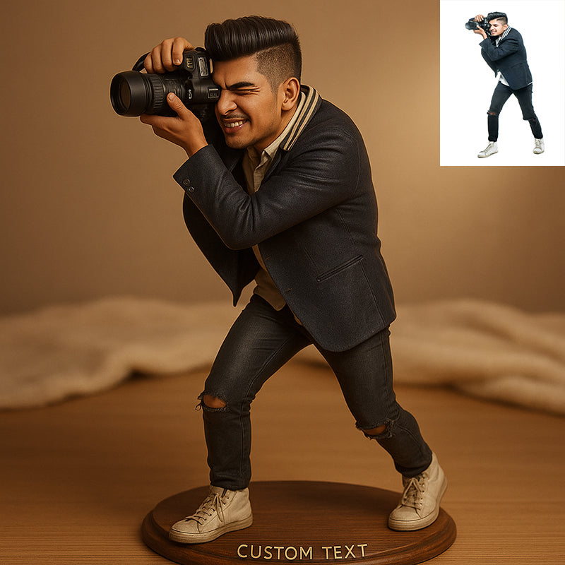 Personalized photo desktop ornaments