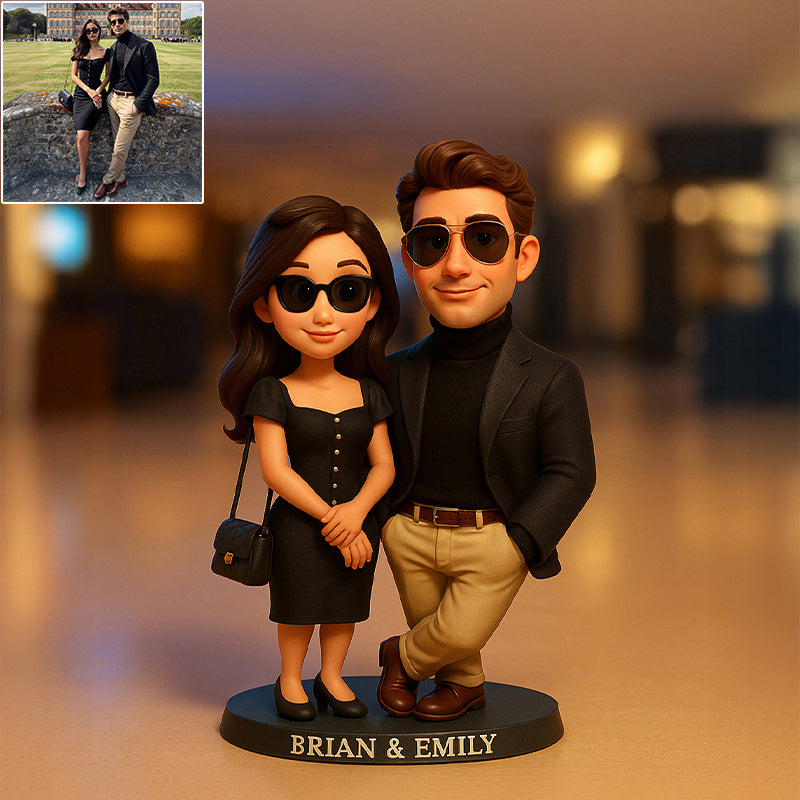 Custom Photo Pixar Cartoon Style Desk Decor