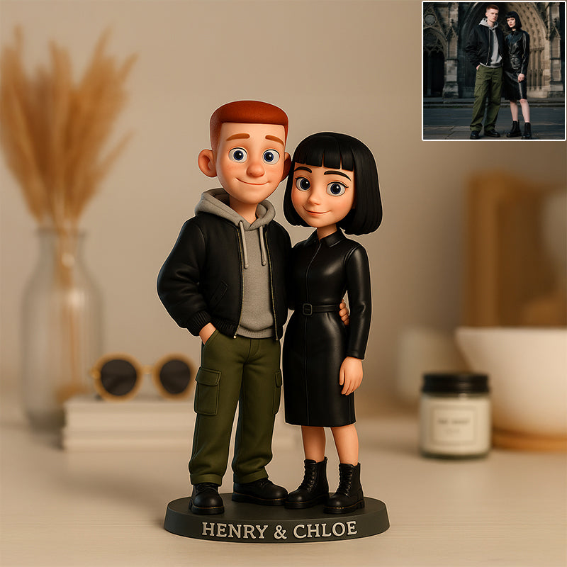 Custom Photo Pixar Cartoon Style Desk Decor