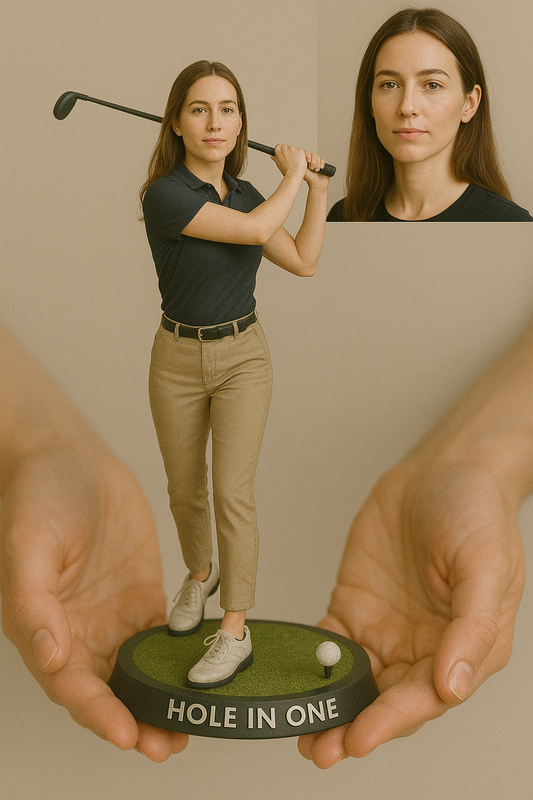 Custom Golf Portrait Desk Decor