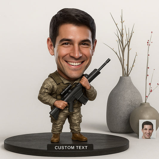 Personalized Soldier Desktop Ornament