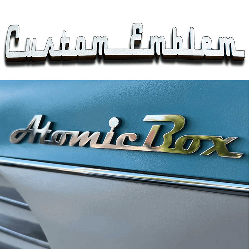 Custom Car Enthusiast Metal Badges