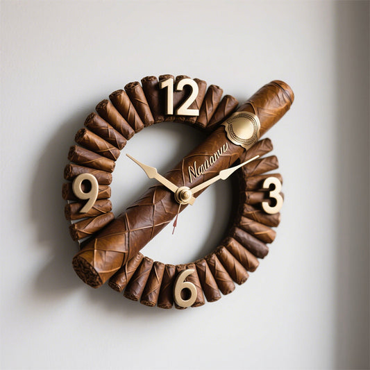 Personalized cigar clock
