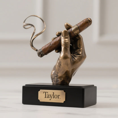 Handcrafted Personalized Cigar Desk Sign