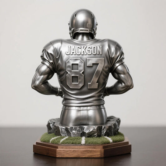 Personalized American Football Player Figurine Decorations