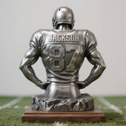 Personalized American Football Player Figurine Decorations