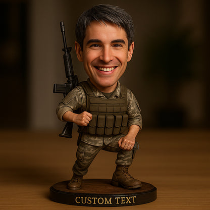 Personalized Soldier Desktop Ornament