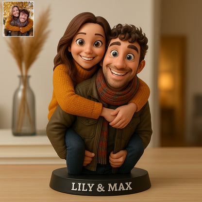 Personalized Photo Pixar Cartoon Style Plaque