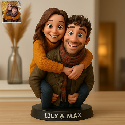 Personalized Photo Pixar Cartoon Style Plaque