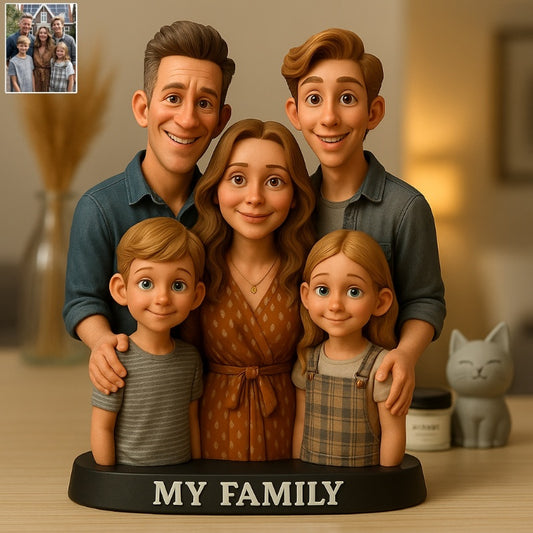 Personalized Photo Pixar Cartoon Style Plaque