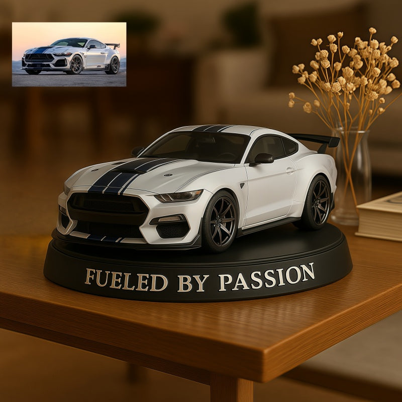 Custom Your Car Photo Decorative Figurine,Car Lover Gift,Car Photo Gift,First Car Gift,Car Gift For Men,Gift For Car Collectors,Car Gift For Husband