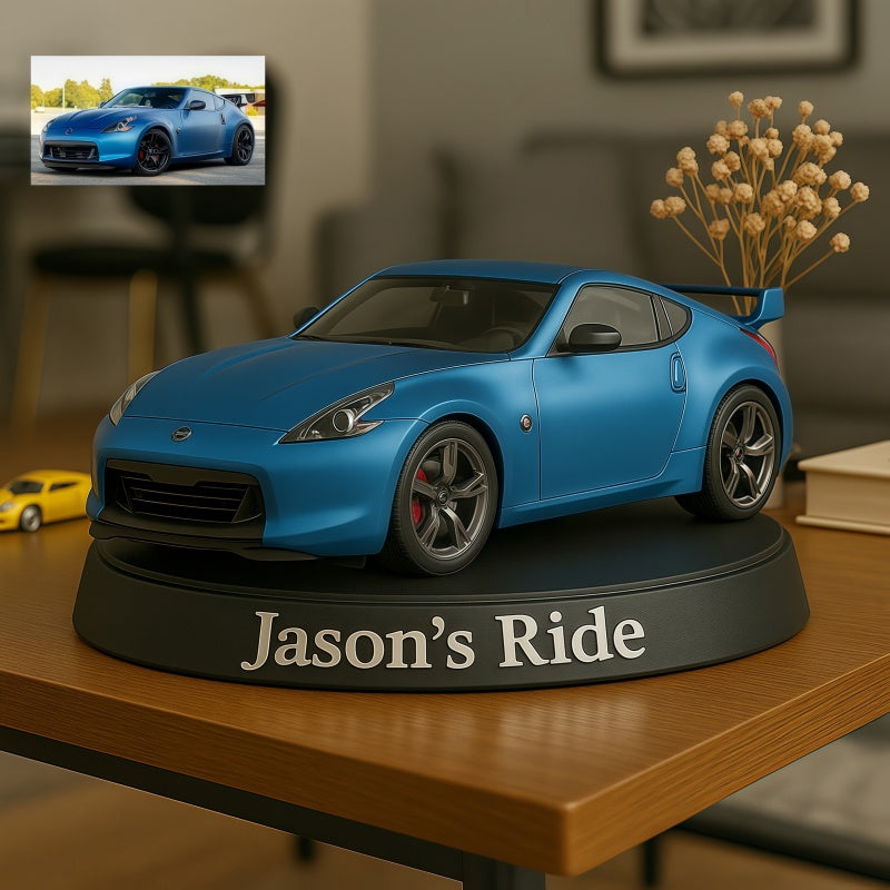 Custom Your Car Photo Decorative Figurine,Car Lover Gift,Car Photo Gift,First Car Gift,Car Gift For Men,Gift For Car Collectors,Car Gift For Husband