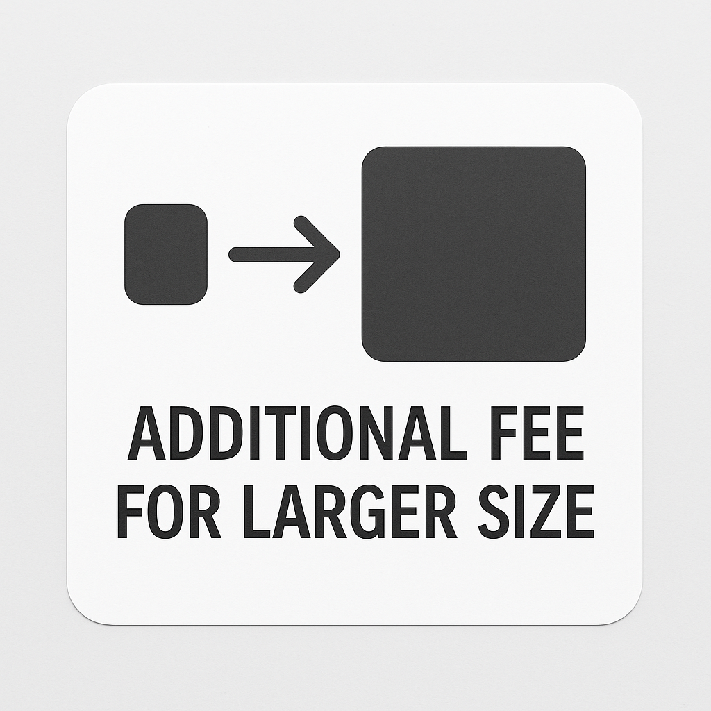 8" / 20cm — Small(+$5)