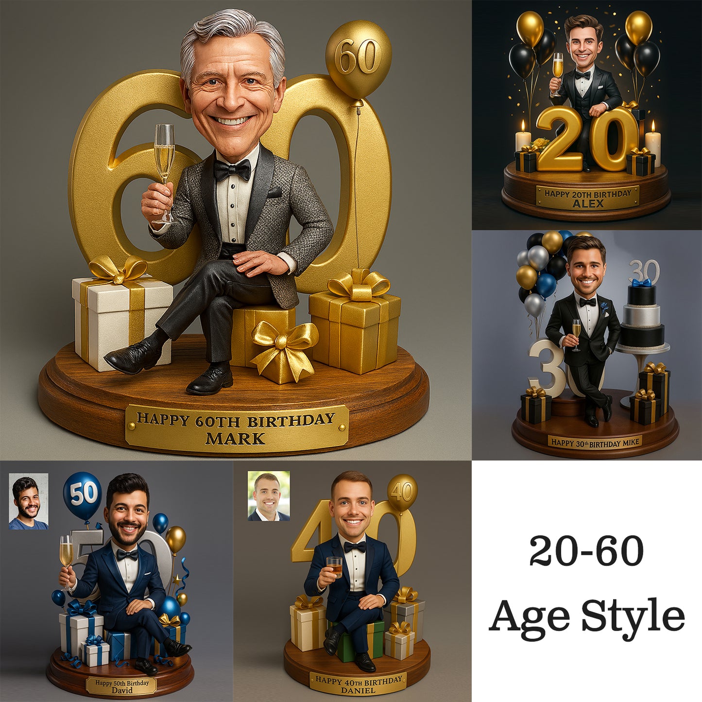 Custom birthday cartoon acrylic standee