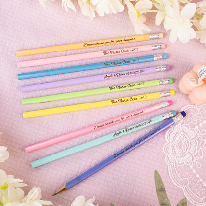 Custom Pencils, Personalized Pencils, Back to School, Gift, Wedding, Birthday, Teacher Gift, Teacher Appreciation, Stocking Stuffers