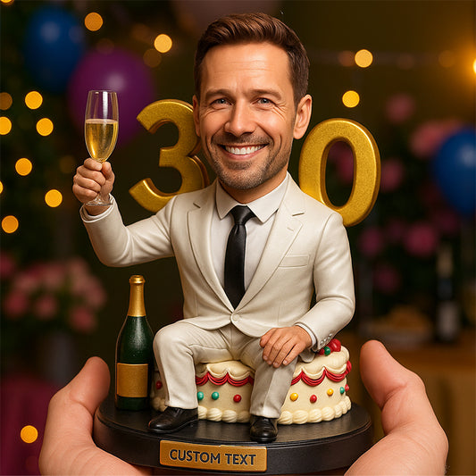 Personalized birthday party cartoon sculpture decoration