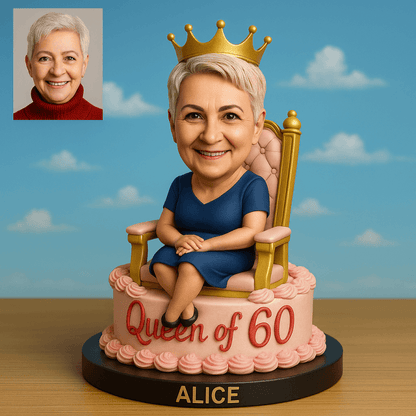 Personalized birthday number and portrait desktop ornaments