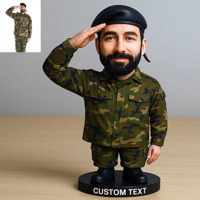 Personalized Soldier Desktop Ornament