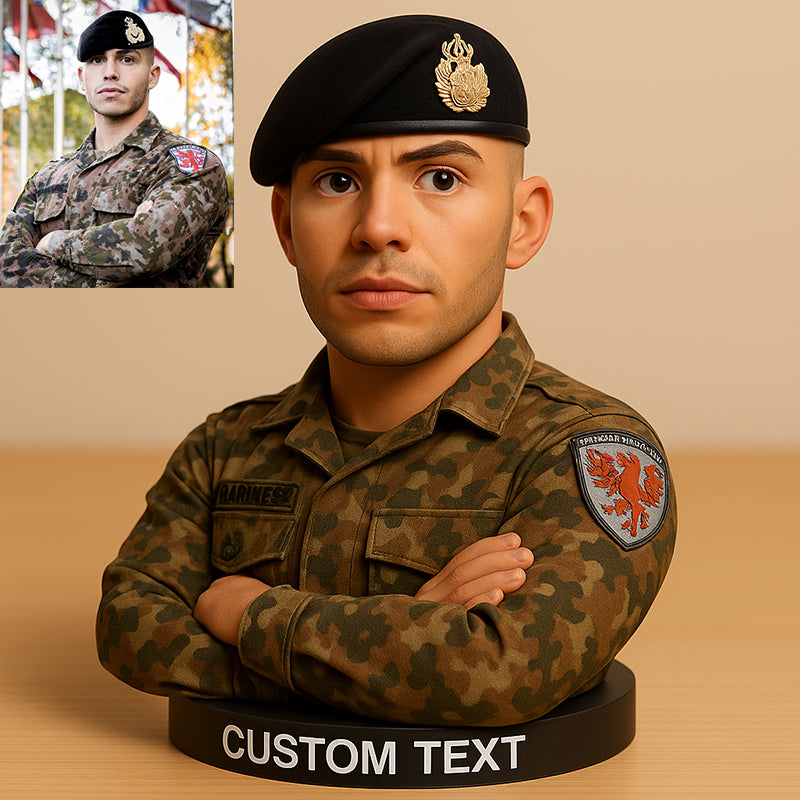 Personalized Soldier Desktop Ornament