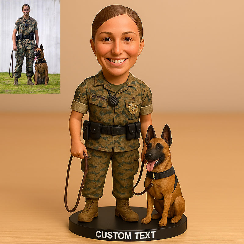 Personalized Soldier Desktop Ornament
