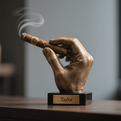 Handcrafted Personalized Cigar Desk Sign